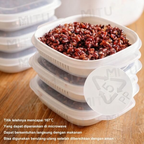 Kotak penyimpanan makanan ISI 3pcs