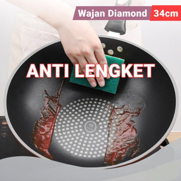 TRIPLE EKONOMIS 3IN1 (WAJAN BATU MEDIS 32CM + WAJAN GEPENG 34CM + PANCI KUKUS 2 SUSUN)