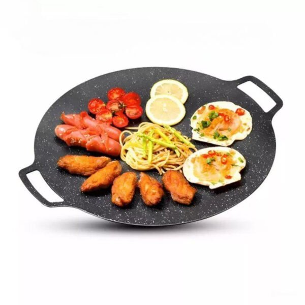 TRIPLE EKONOMIS 3IN1 (WAJAN BATU MEDIS 32CM + WAJAN GEPENG 34CM + PANCI KUKUS 2 SUSUN)