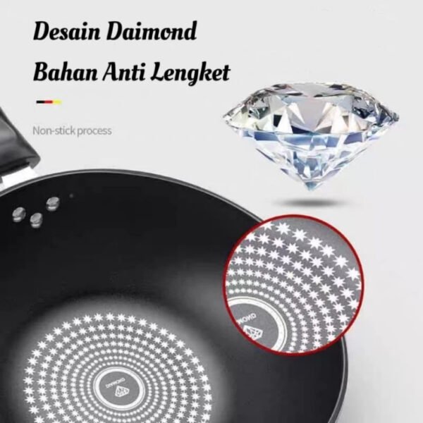 TRIPLE EKONOMIS 3IN1 (WAJAN BATU MEDIS 32CM + WAJAN GEPENG 34CM + PANCI KUKUS 2 SUSUN)