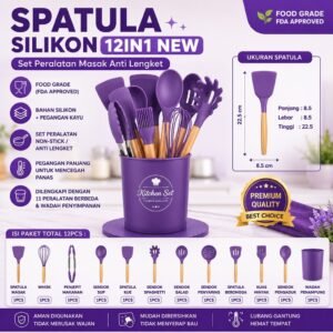 SPATULA SILIKON 12pcs