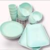 20pcs/set PIRING MANGKOK BASO SUP GELAS PELASTIK
