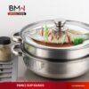 Panci Kukus Set Stainless Steel Panci Sup Steamer
