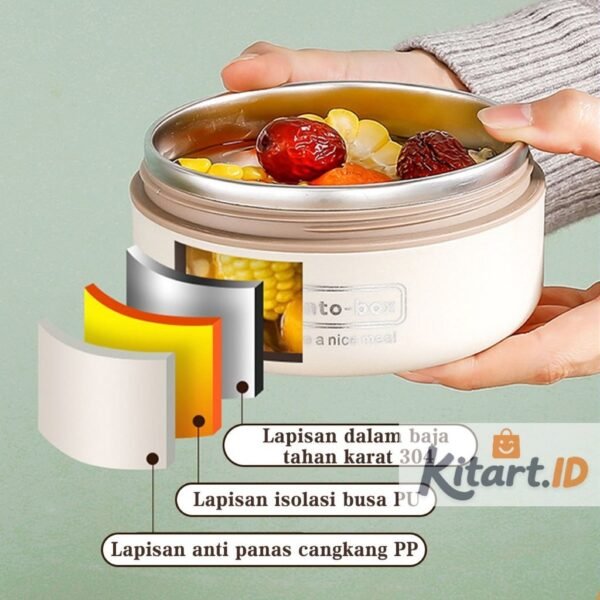 Tempat Bekal Makanan Tahan Panas Termos Sup /  Lunch Box