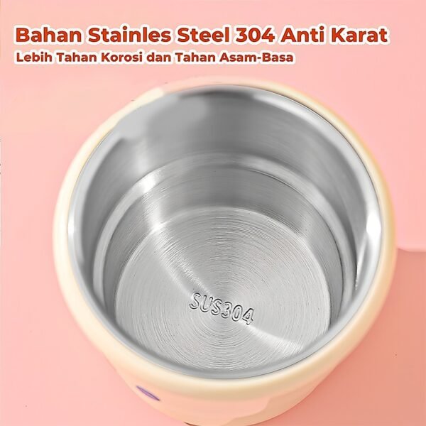 Tumbler Gelas Stainless Karakter Anti Tumpah 500ML