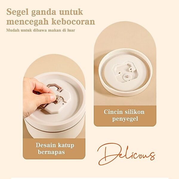 Tempat Bekal Makanan Tahan Panas Termos Sup /  Lunch Box