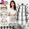 Panci 5 Set + Tutup Sainless 5 Set + 2 Pcs Saringan