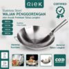 Qiek Wok Stainless Steel Kuali Wajan Penggorengan Anti Lengket 32cm