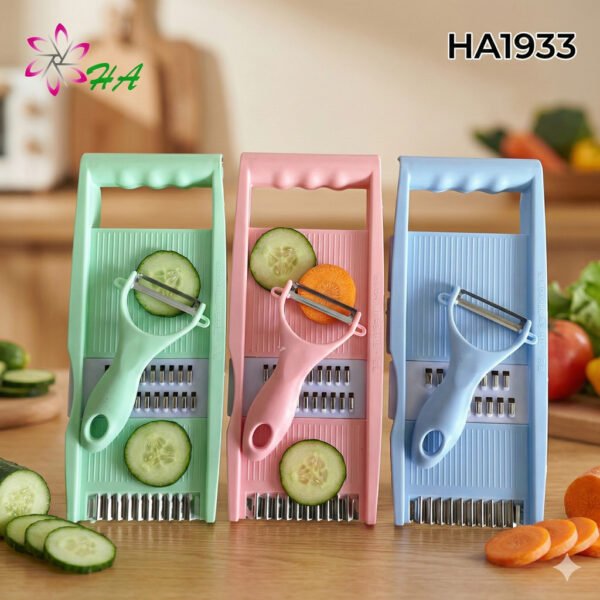 Parutan serbaguna warna biru/pink/hijau